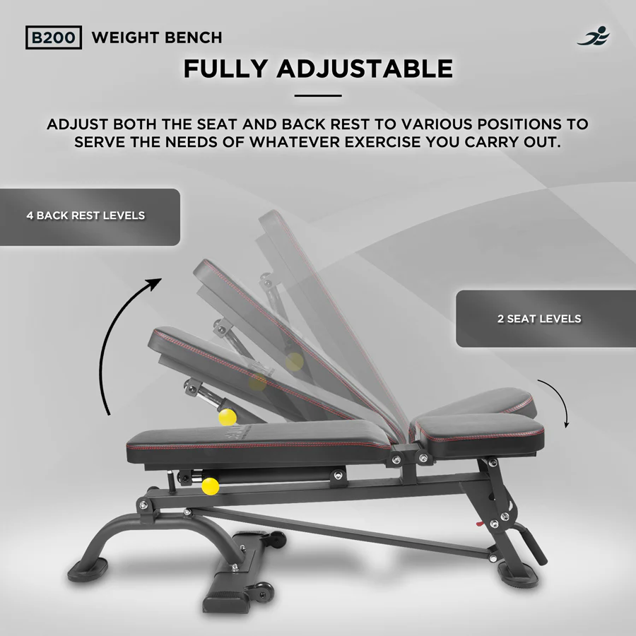 B200 Adjustable Weight Bench - Image 6