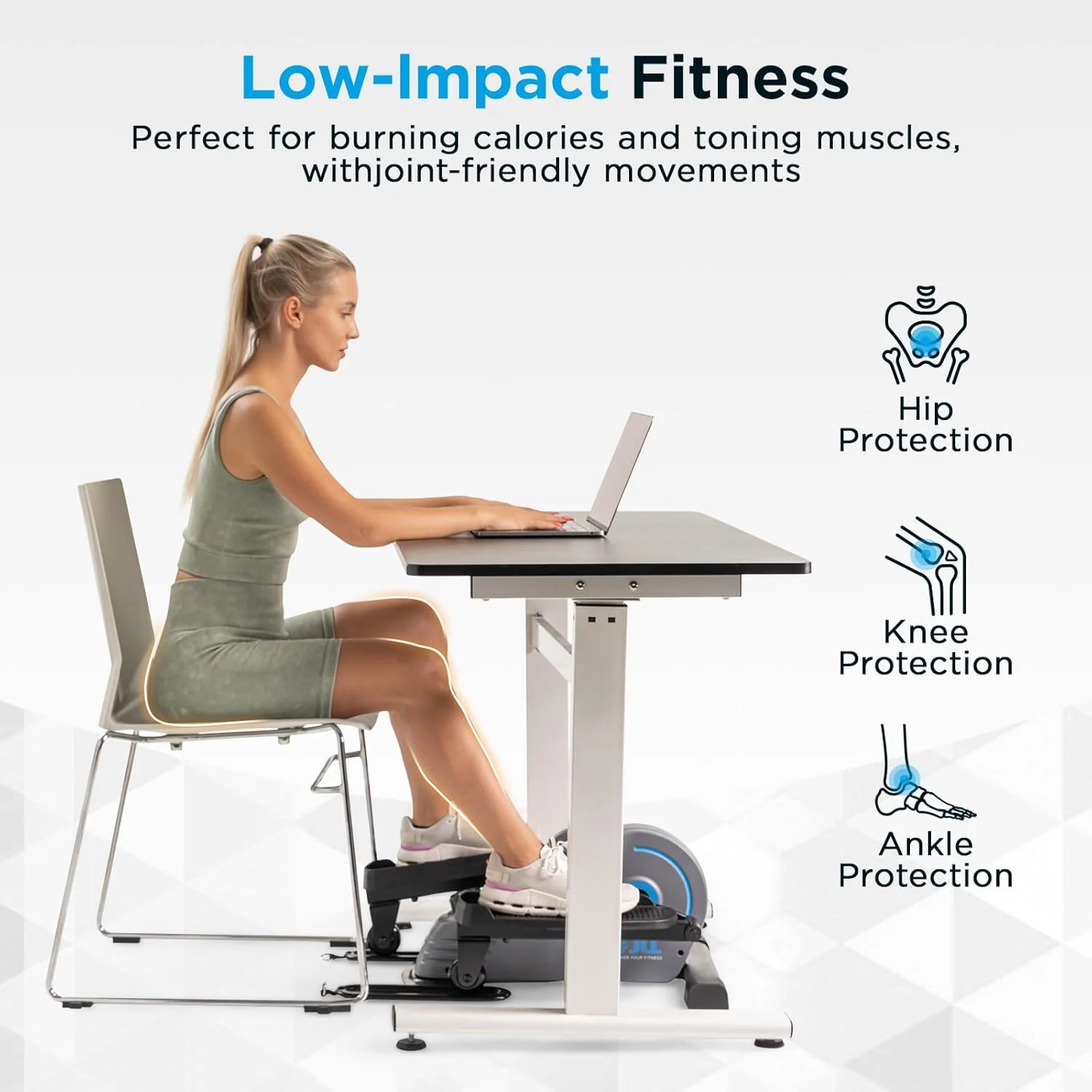 JLL E120 Smart Mini Elliptical - Image 3