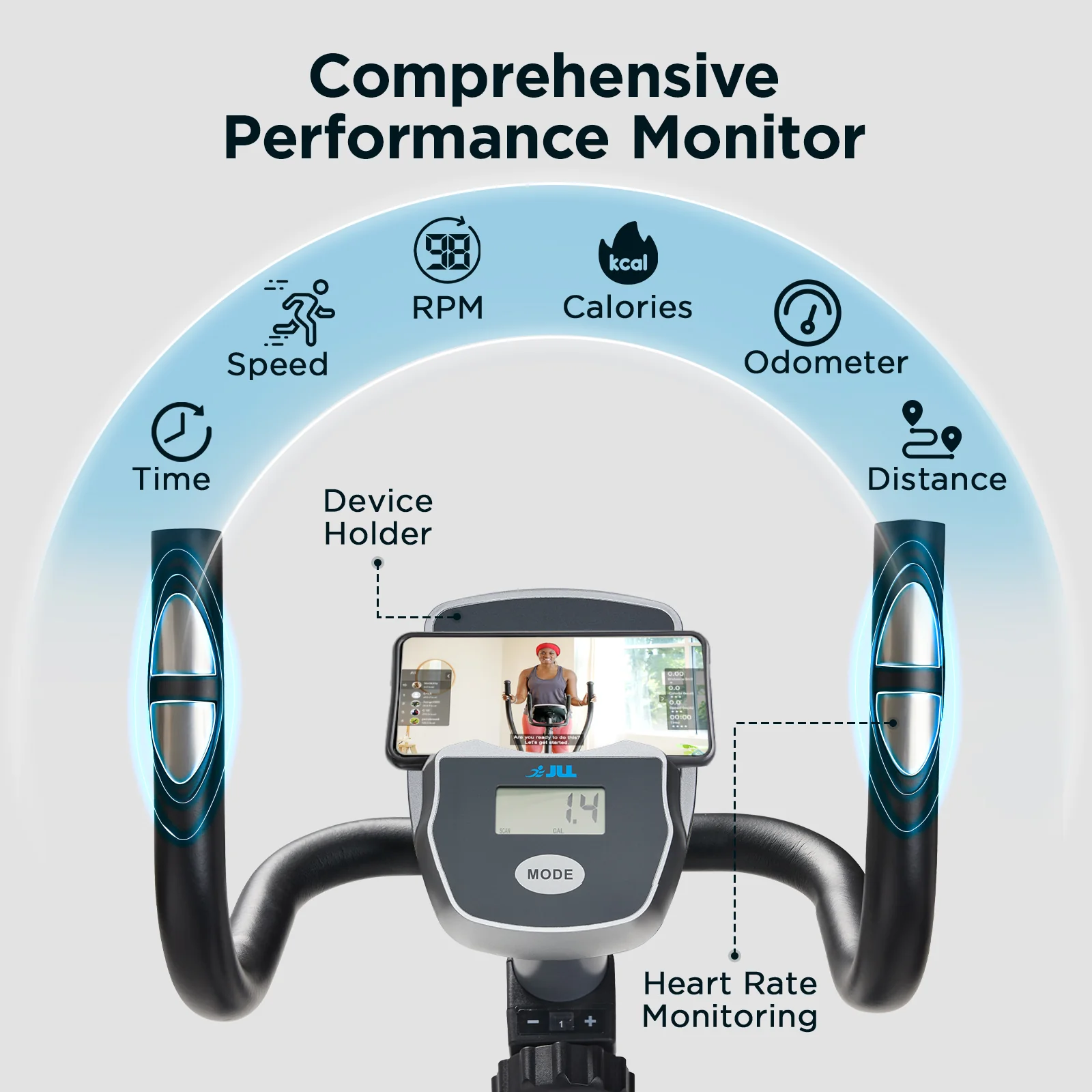 Smart Magnetic Recumbent Bike - Image 6