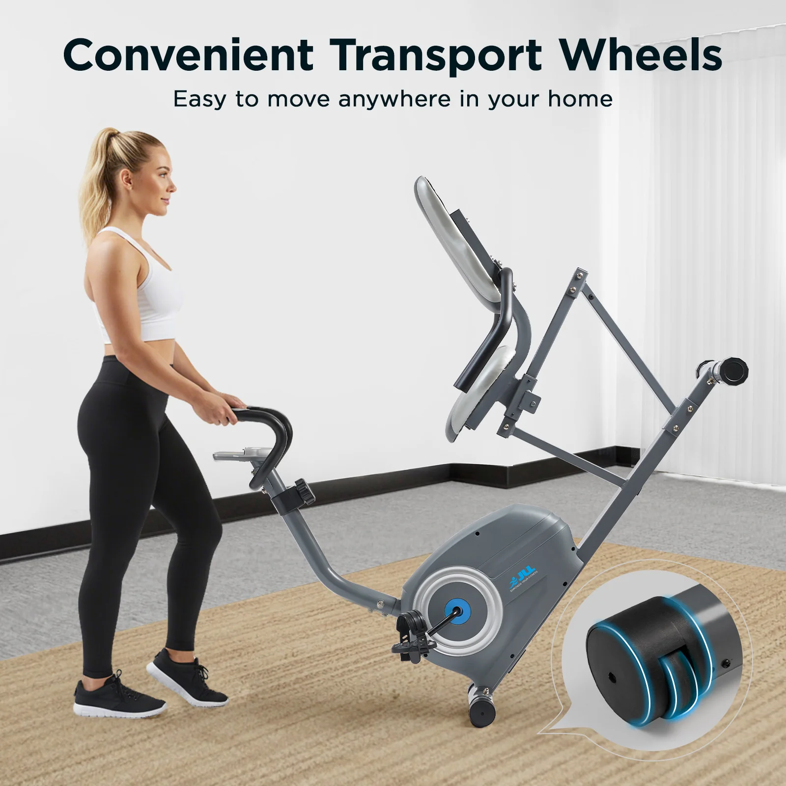 Smart Magnetic Recumbent Bike - Image 7