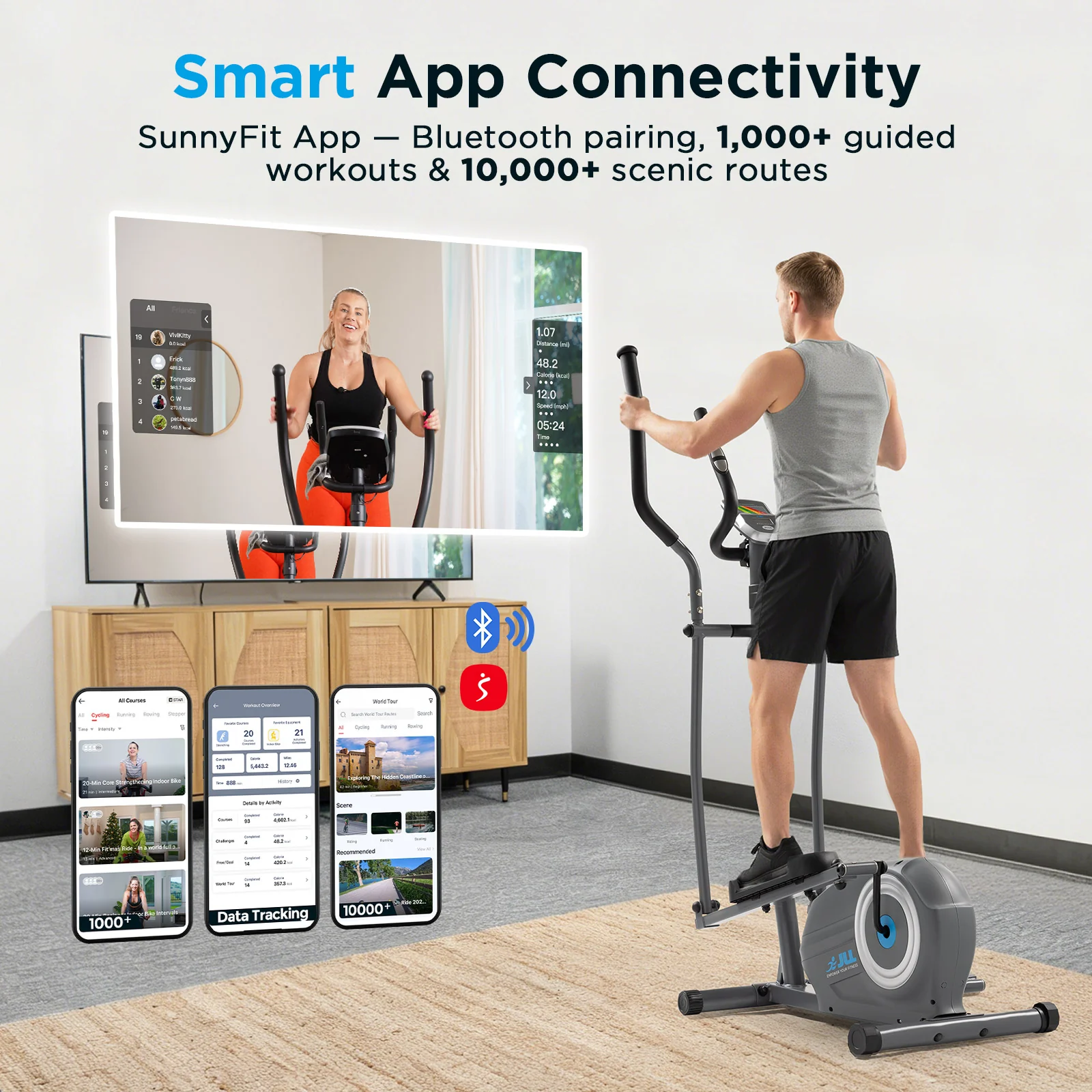 Magnetic Smart Elliptical Cross Trainer - Image 5