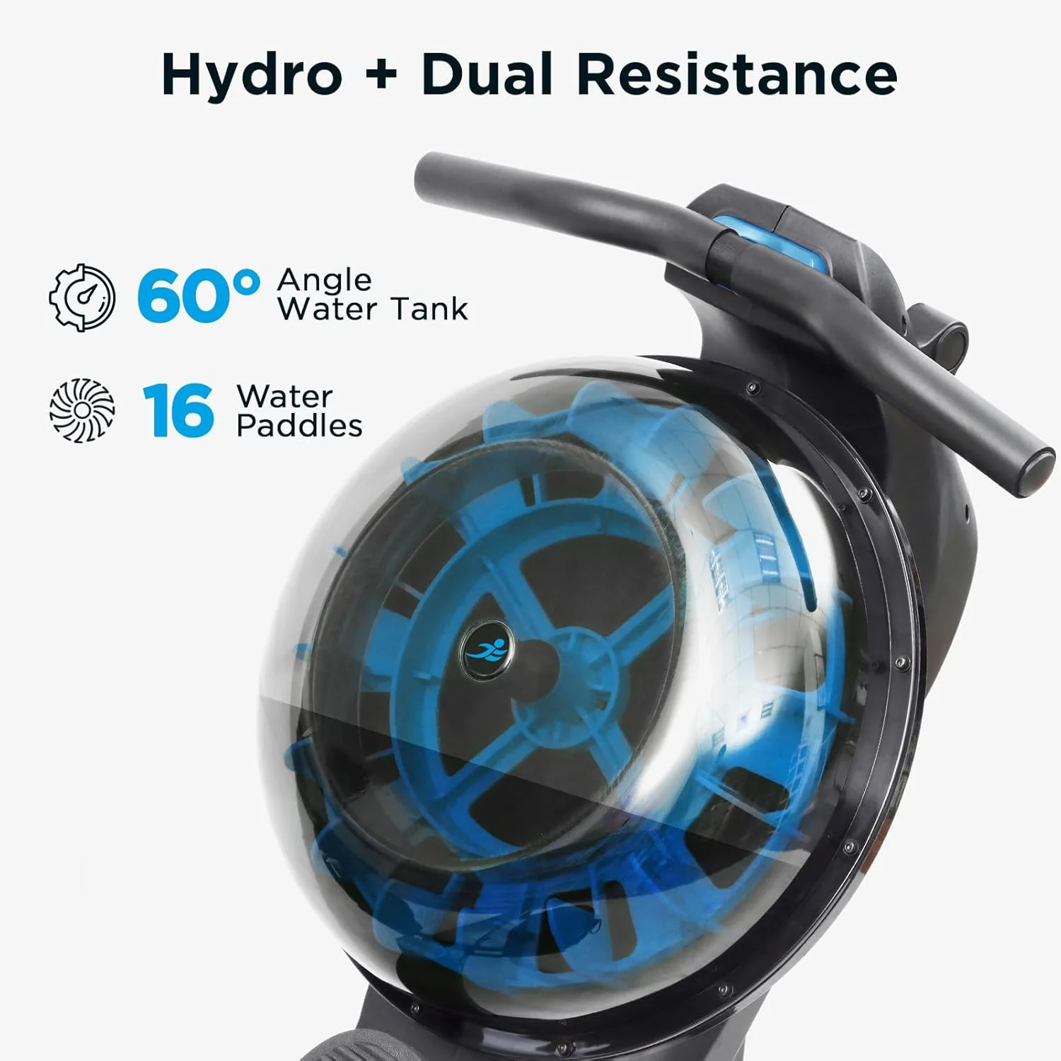 Premium Magnetic Water Rowing Machine - Image 4