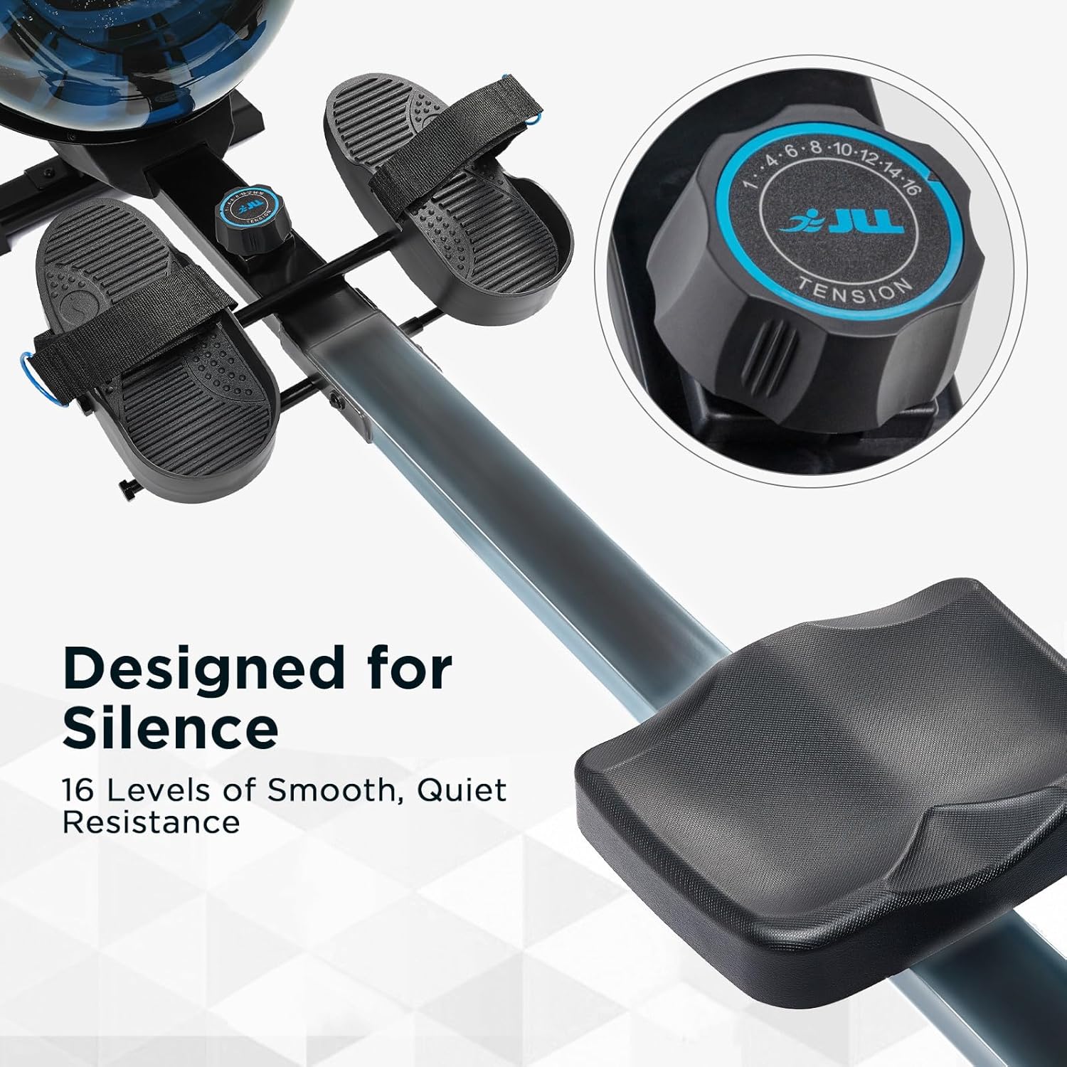 Premium Magnetic Water Rowing Machine - Image 6