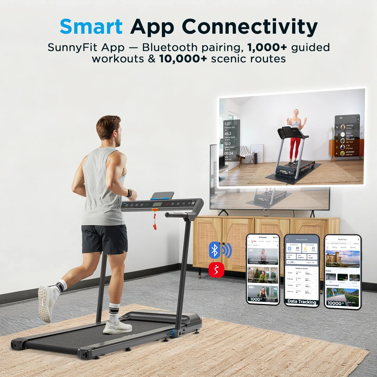 Pegasus Connected Folding Treadmill - Image 6