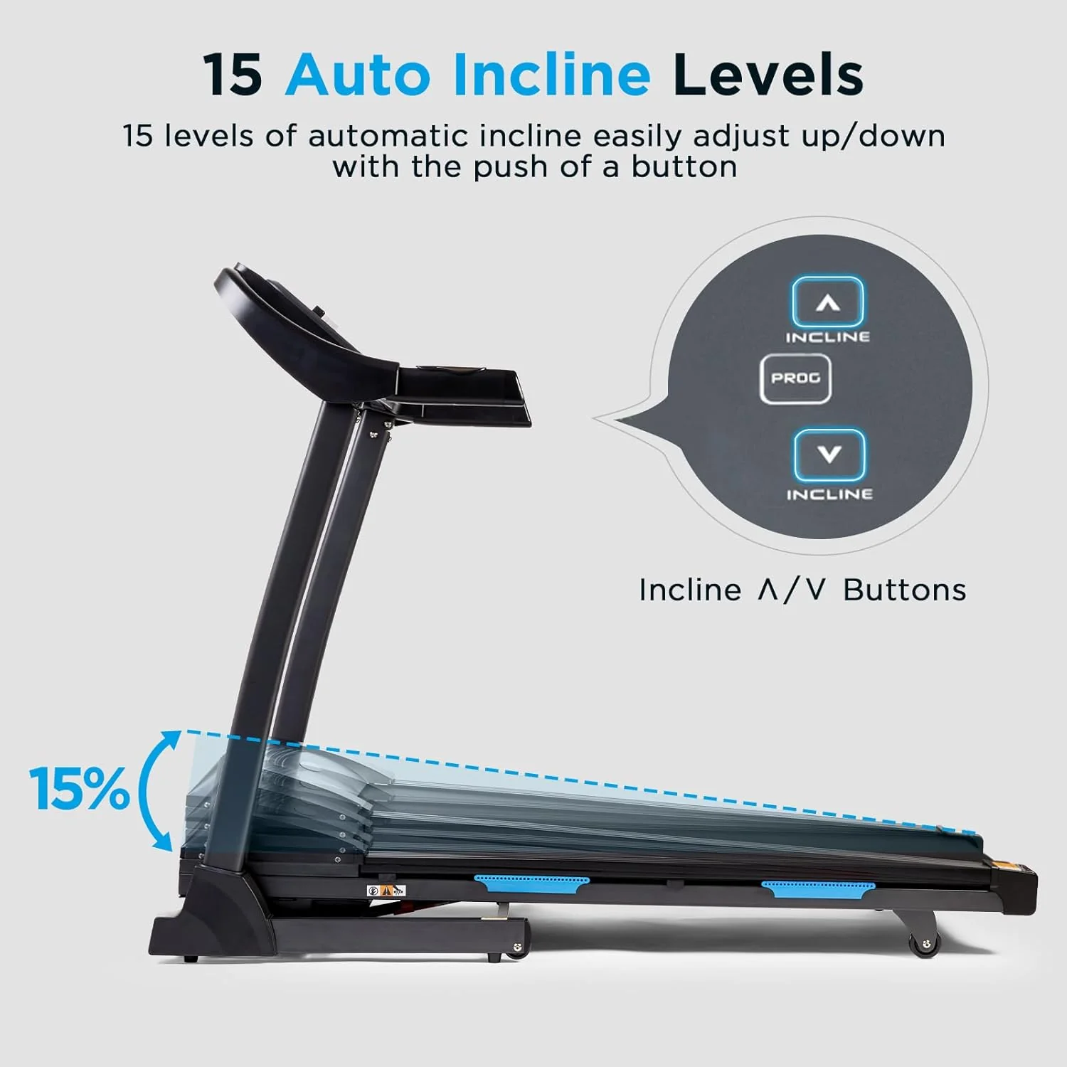 JLL T110 Folding Auto-Incline Smart Treadmill - Image 3
