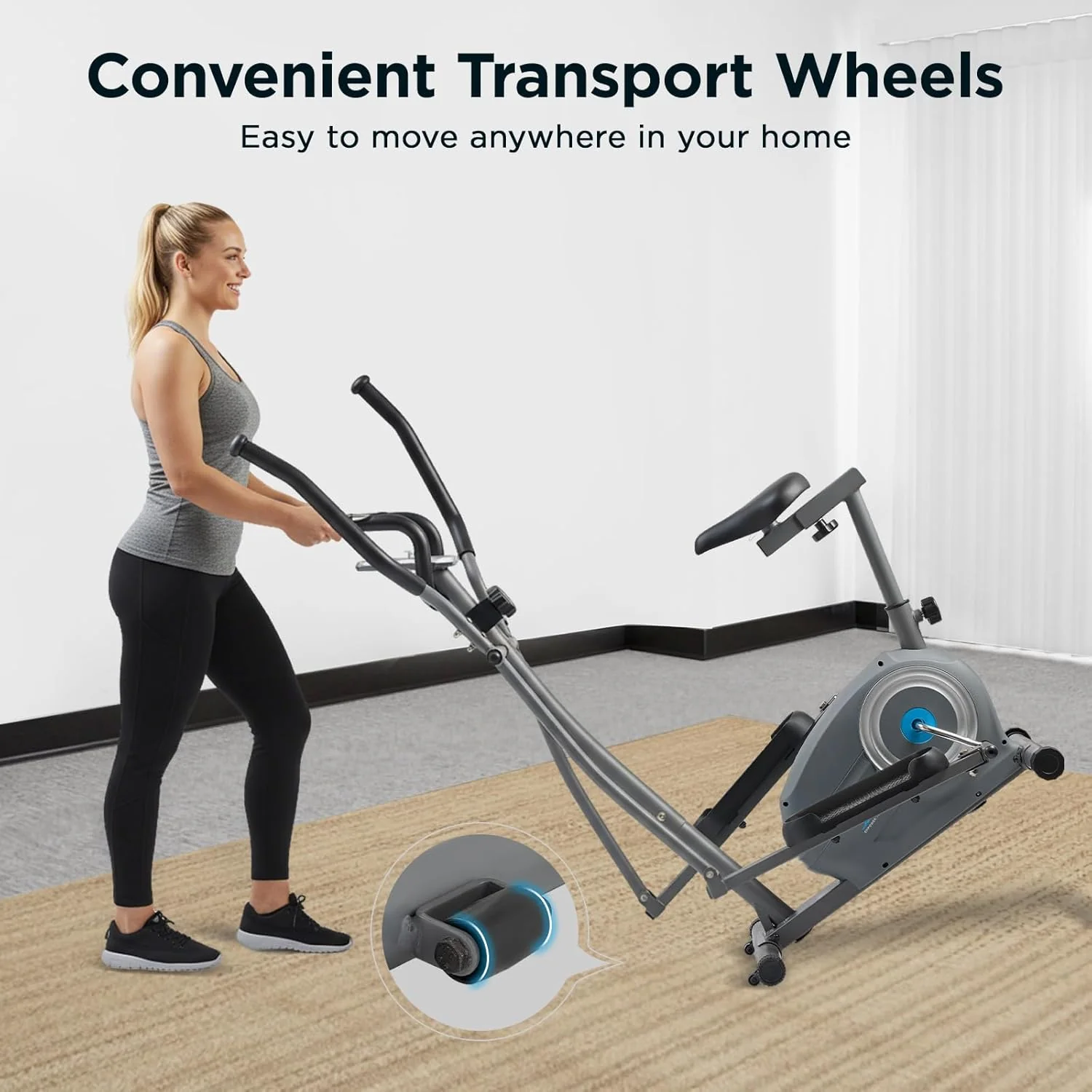 JLL E110 Smart Upright Elliptical & Full-Body Cross Trainer - Image 6