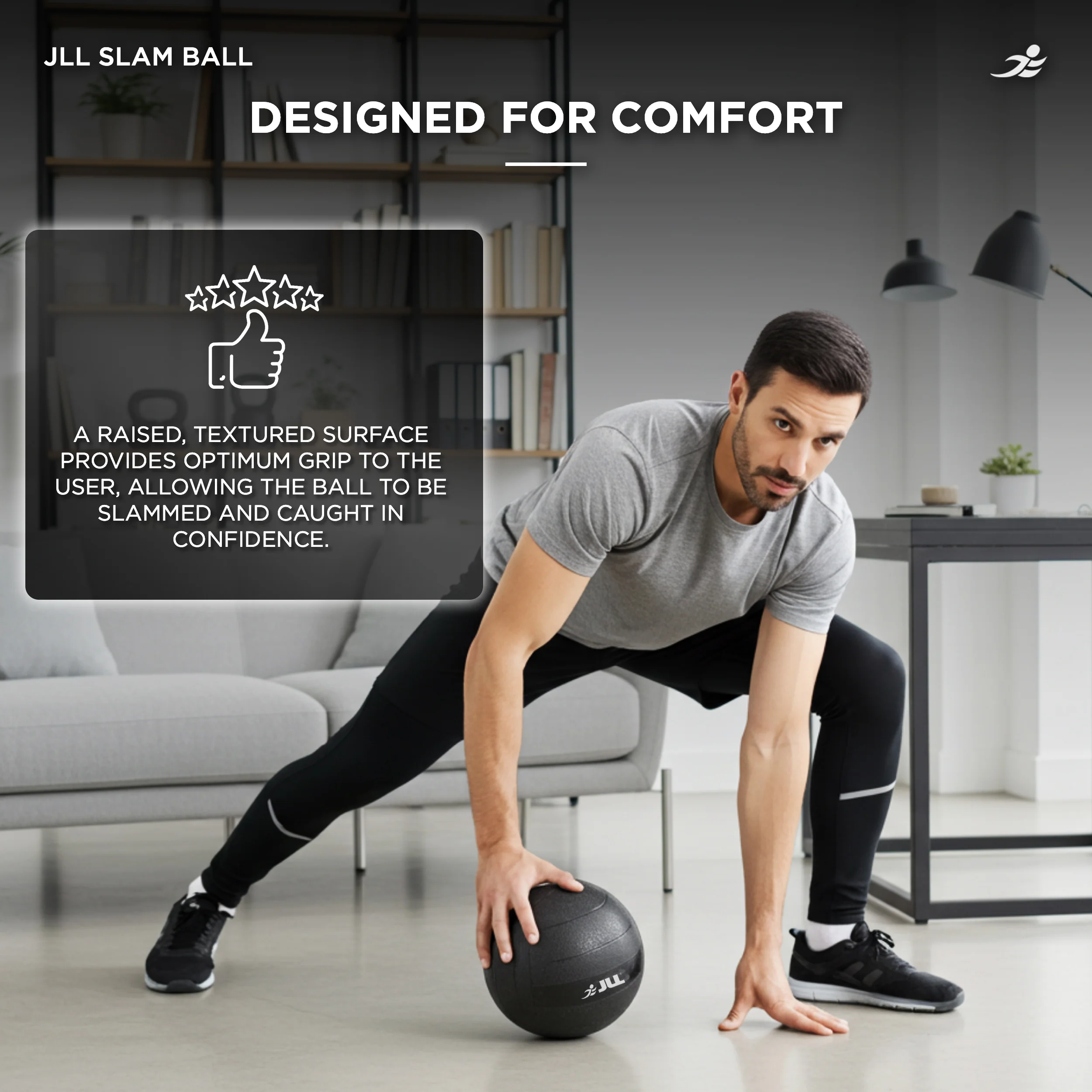 Heavy Duty Slam Ball - Available in 5kg, 10kg, 12kg & 15kg - Image 4