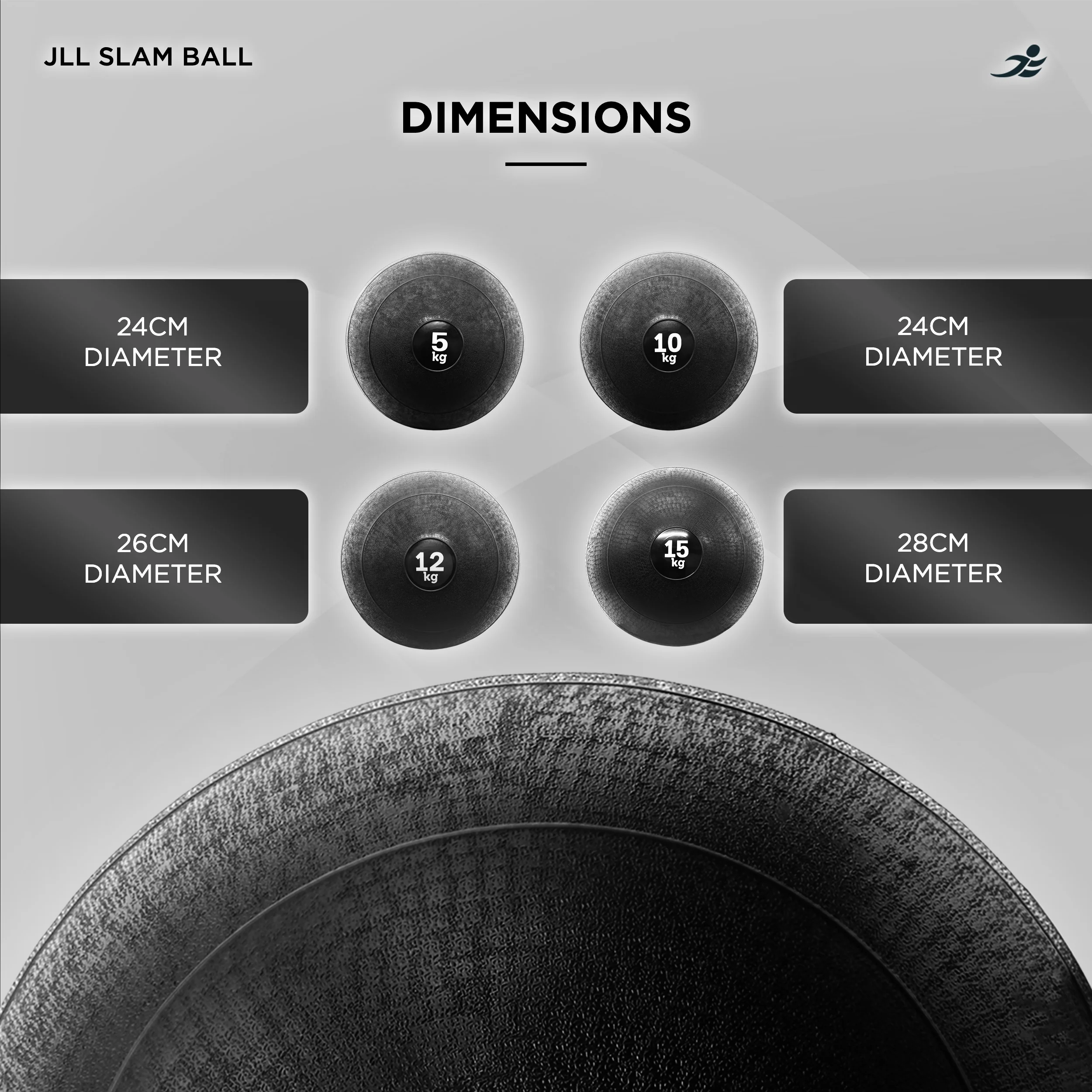 Heavy Duty Slam Ball - Available in 5kg, 10kg, 12kg & 15kg - Image 6