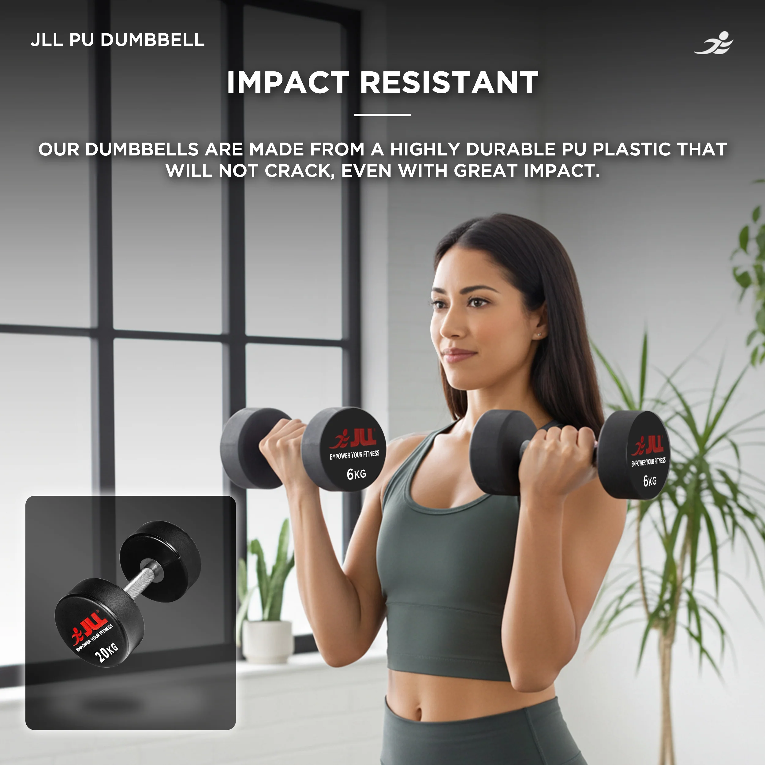 PU Dumbbells 4kg - 32kg - Image 8