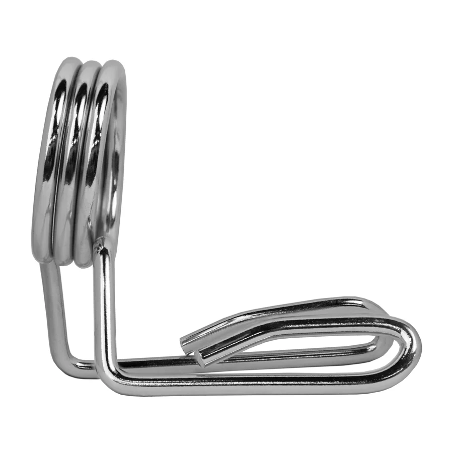 Chrome Spring Lock Collars (Pair) for Standard Olympic 2” or 5cm Bars - Image 3