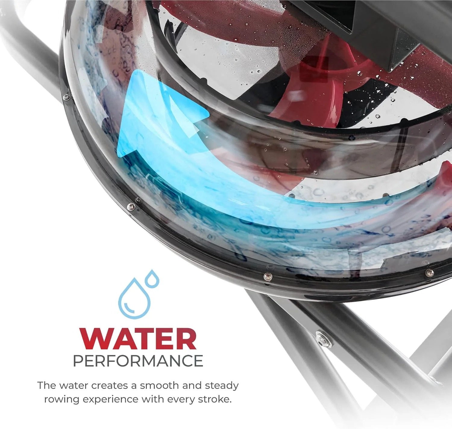 Obsidian Surge Smart Water Rowing Machine - Image 7