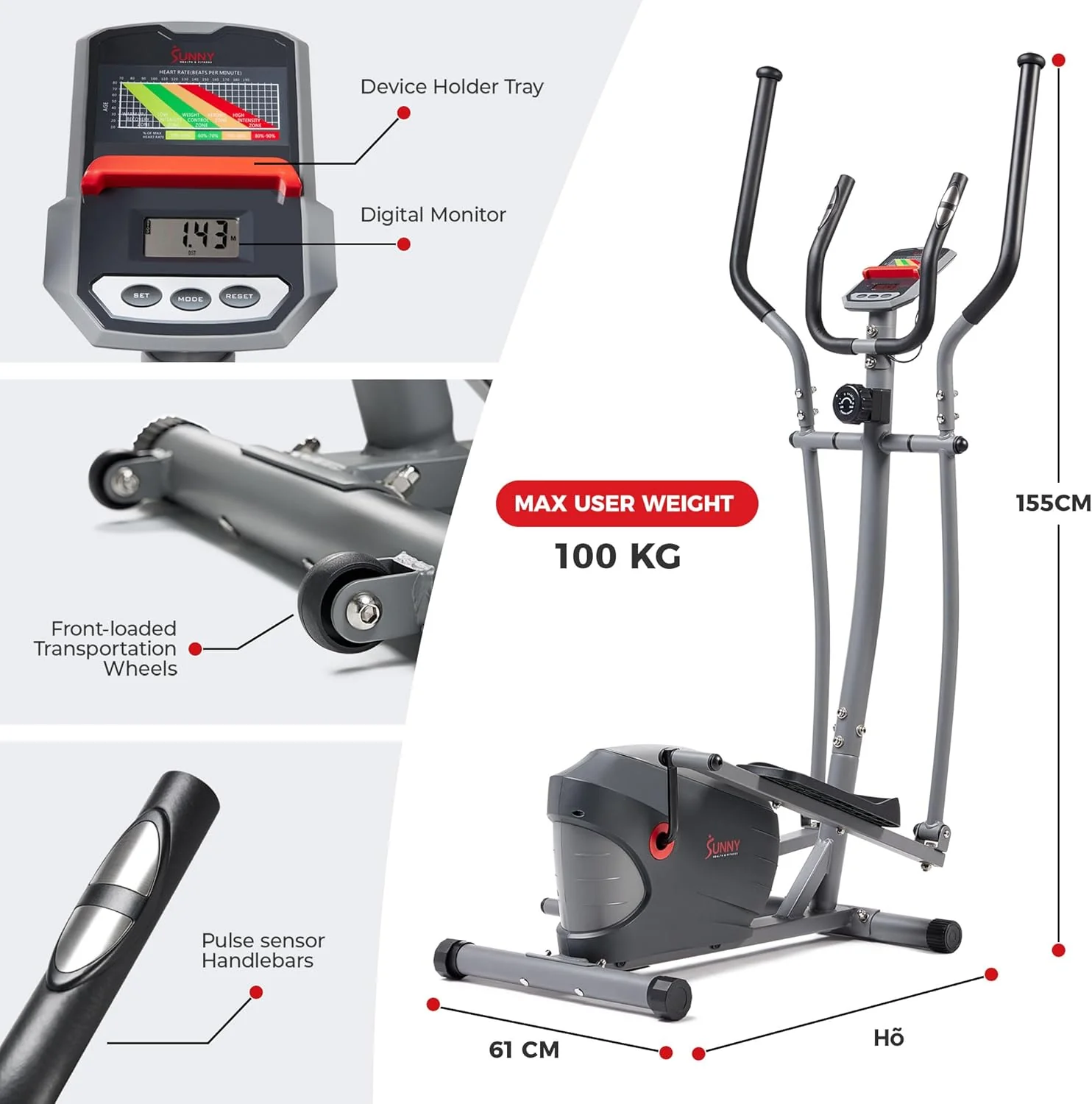 Performance Compact Elliptical Machine - Image 4