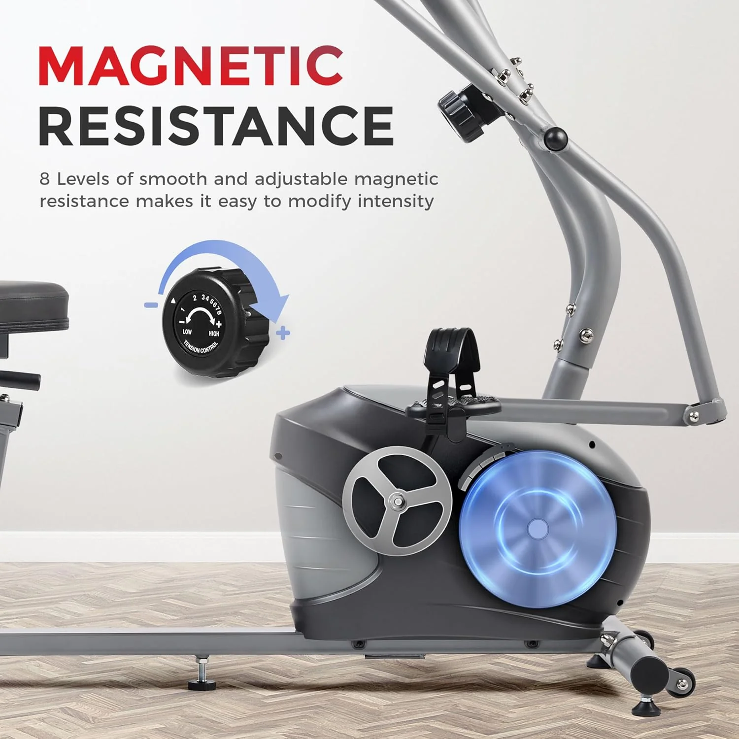 Performance Interactive Recumbent Bike with Arm Exerciser - Image 3