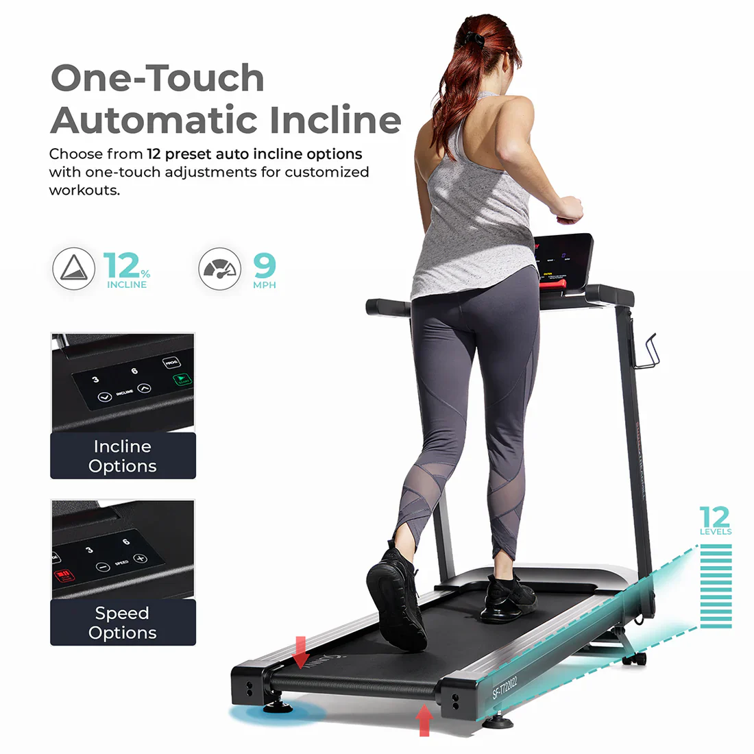 Slim Interactive Auto Incline Smart Foldable Treadmill - Image 4