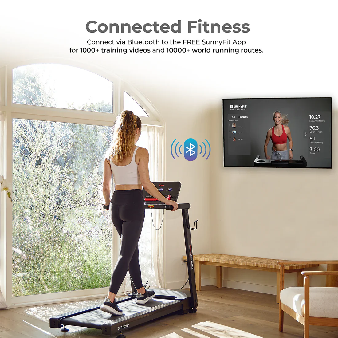 Slim Interactive Auto Incline Smart Foldable Treadmill - Image 6