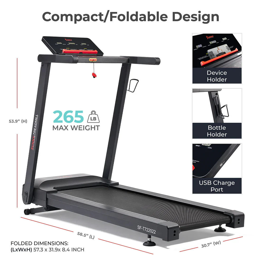 Slim Interactive Auto Incline Smart Foldable Treadmill - Image 8